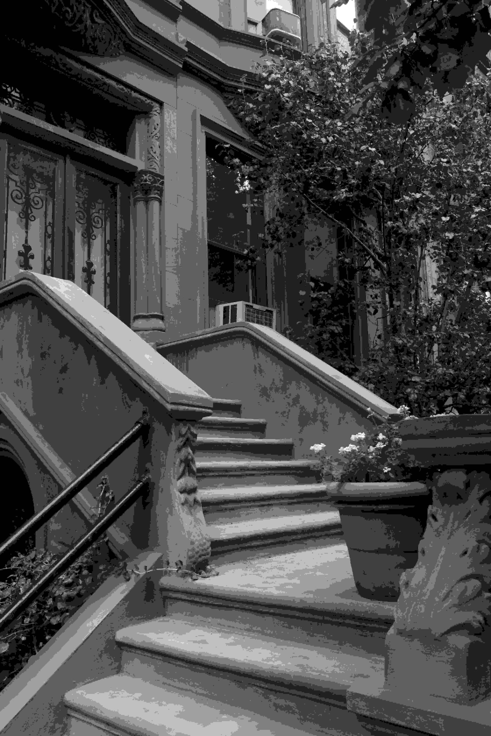 Brooklyn brownstone staircase