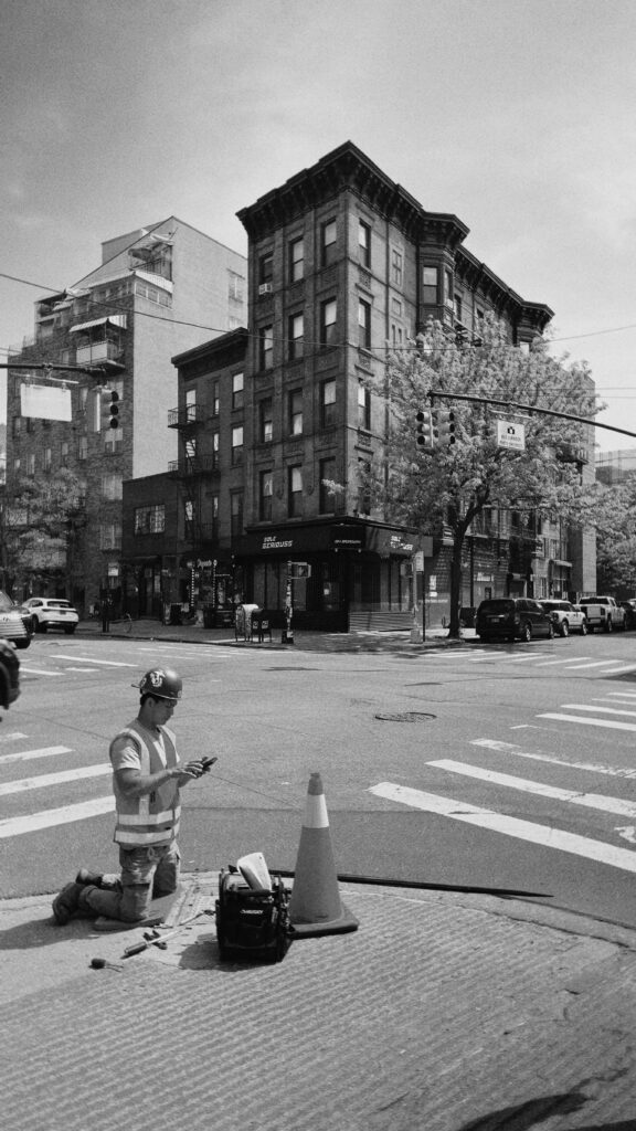 Bed Stuy Modern Living Construction Worker