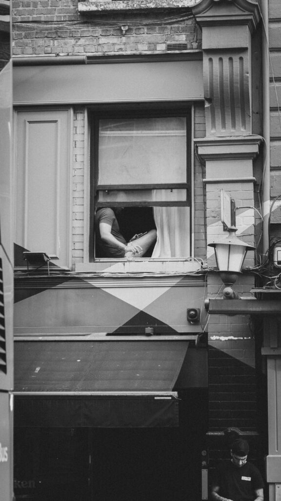 Modern Living Bed Stuy Building Window view