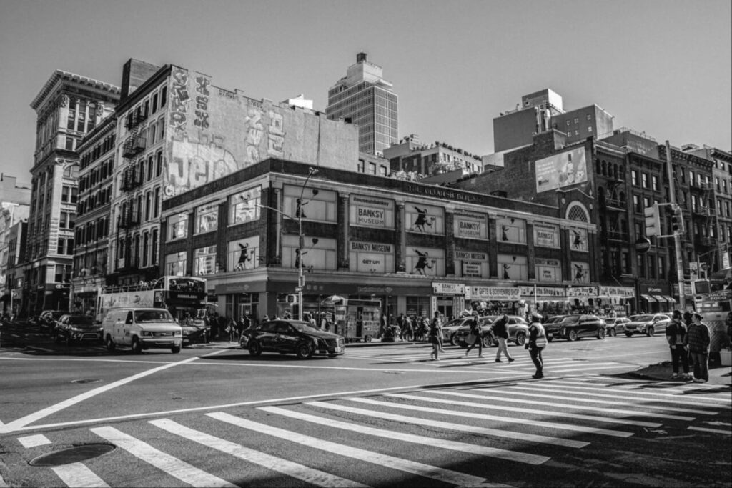 Brooklyn busy streets near Greene Avenue