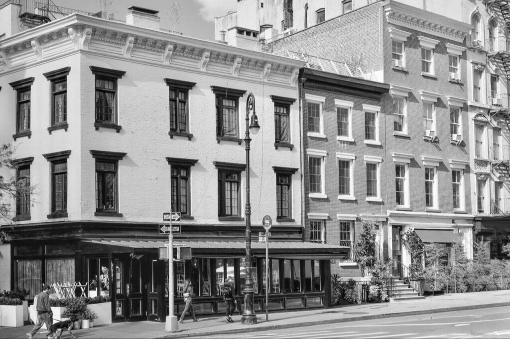 Brooklyn neighborhood near Greene Avenue with storefront
