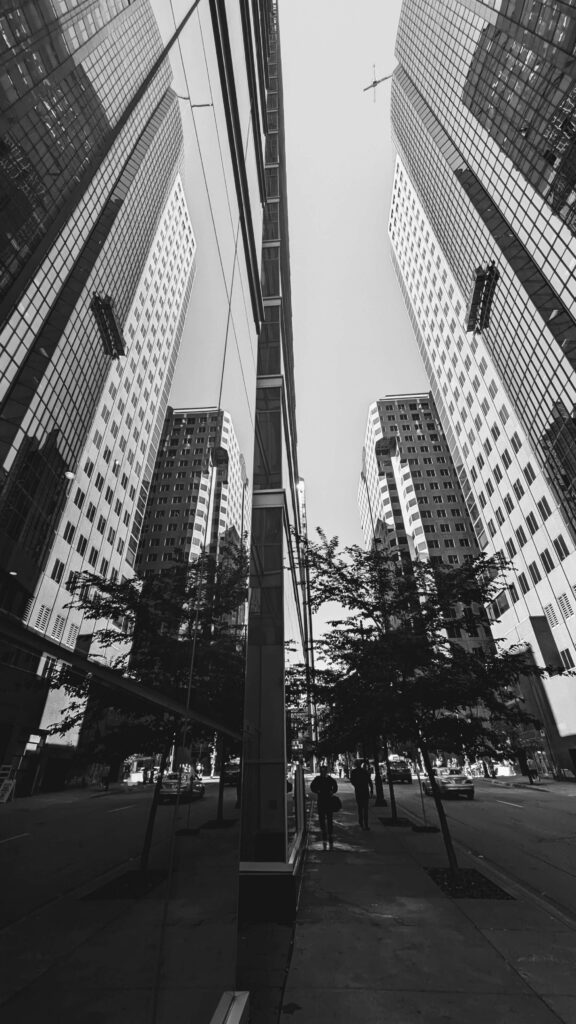 Manhattan skyscraper buildings