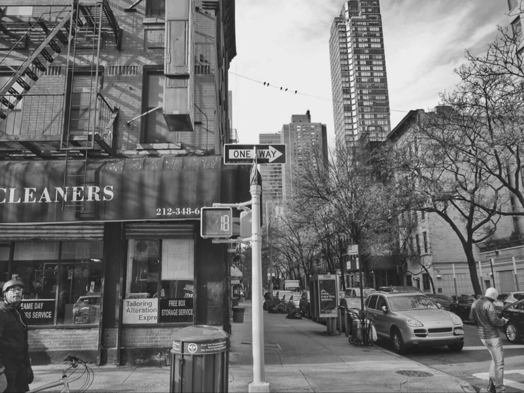 Modern Brooklyn neighborhood near Greene Avenue close to transportation
