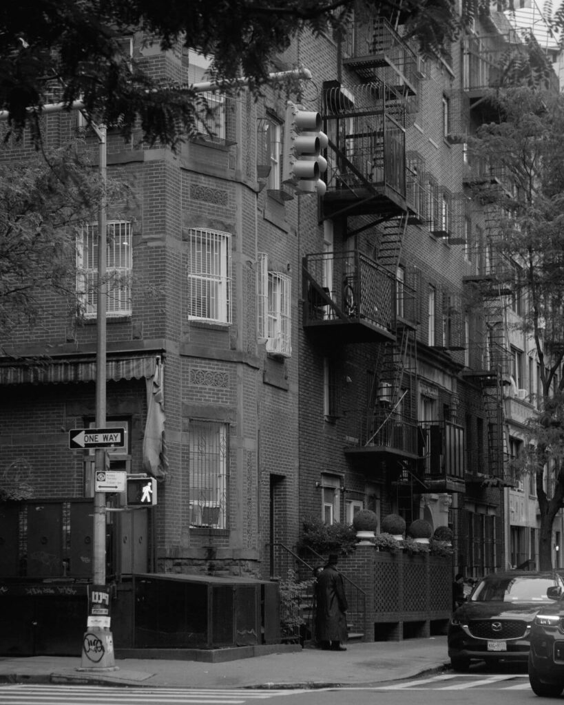 Modern building side view in Brooklyn