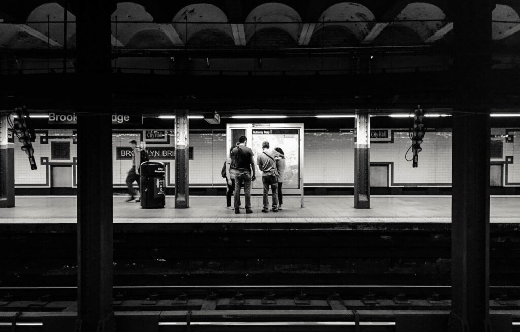 Train service near Greene Avenue